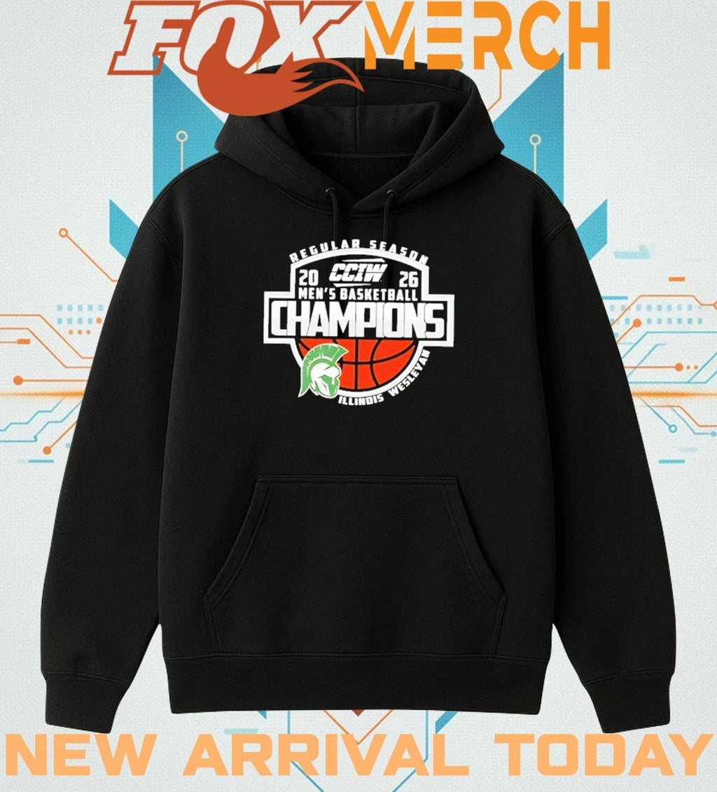 Congrats Illinois Wesleyan Champions CCIW Men’s Basketball Regular Season 2026 t-shirt