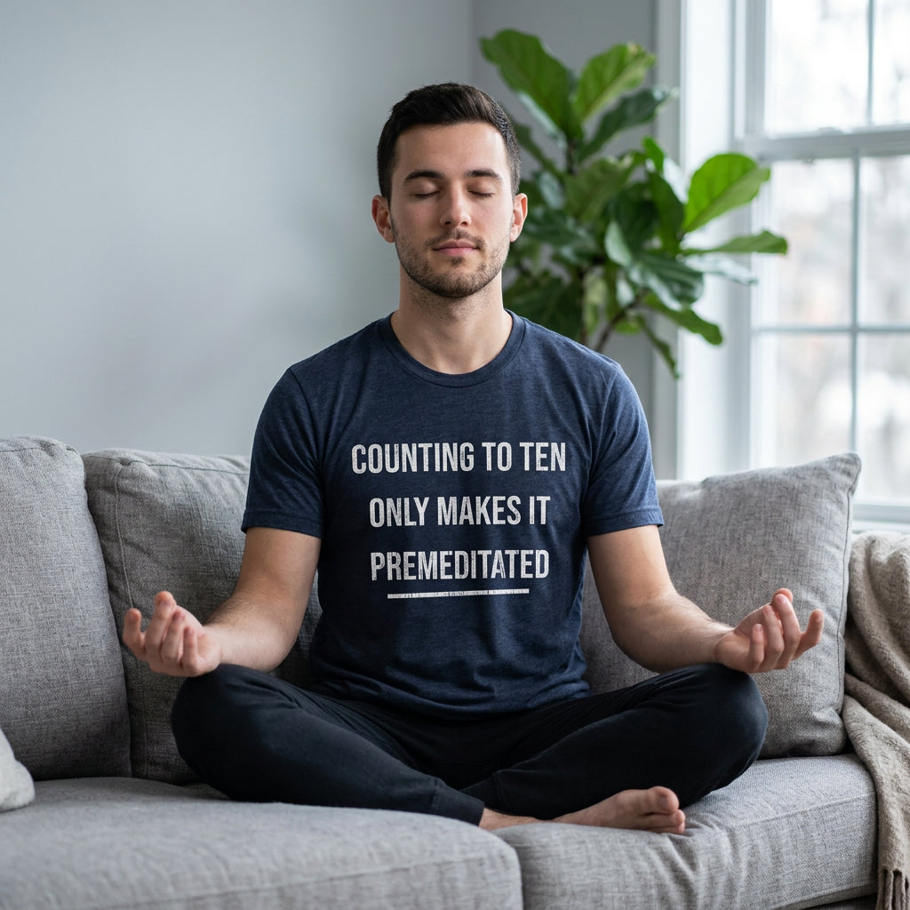 Counting To Ten Only Makes It Premeditated Men's T Shirt