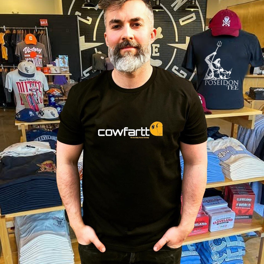 Cowfartt Graphic Viral Humor Casual T-shirt