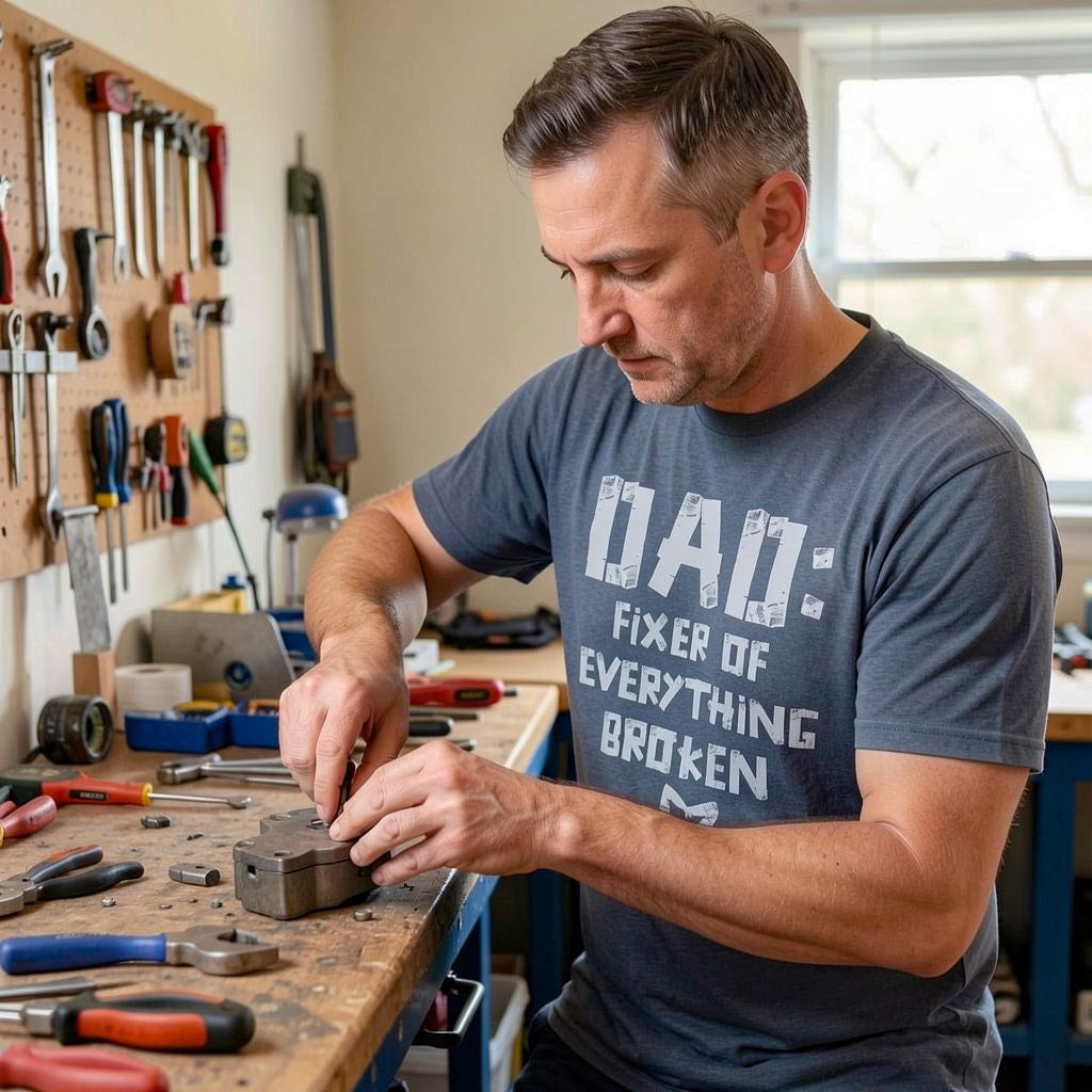 Dad Fixer Of Everything Broken Men's T Shirt