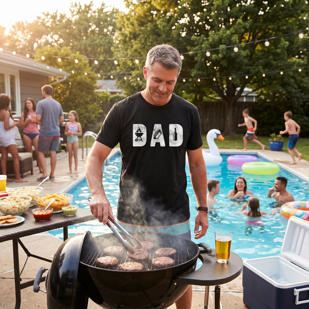 Dad Grill Men's T Shirt