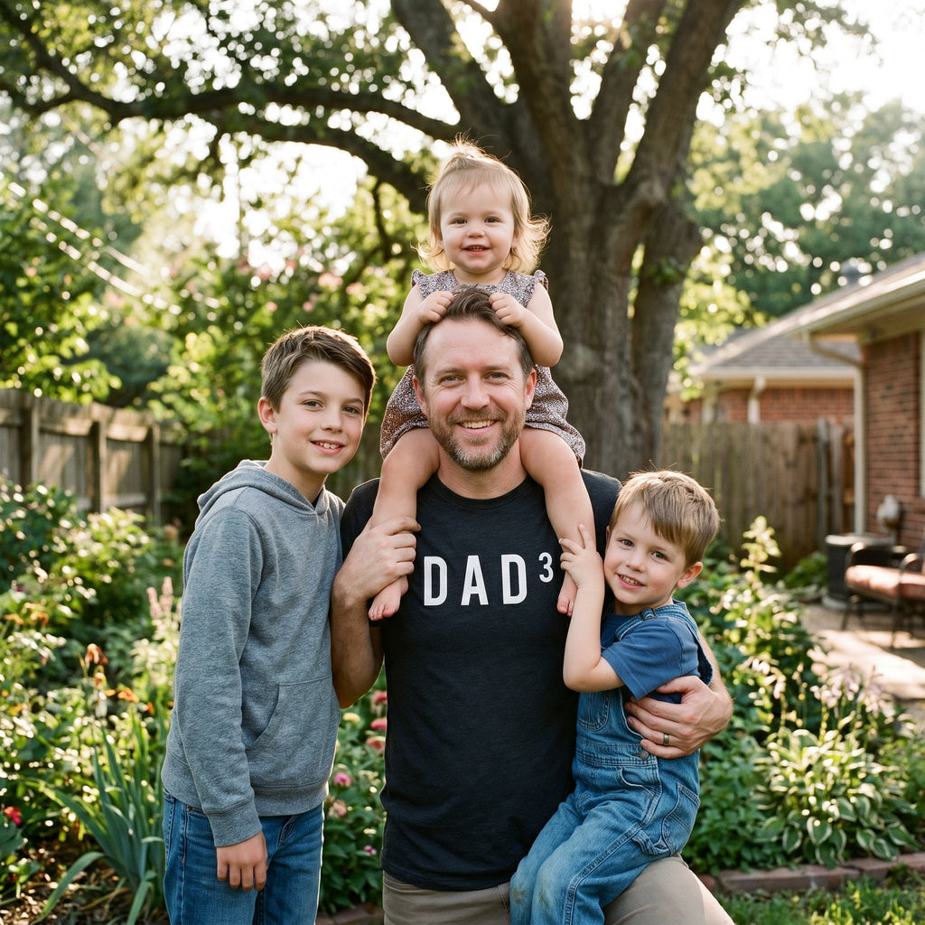 Dad To The Third Men's T Shirt