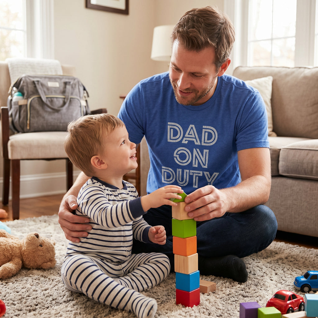 Dad On Duty Men's T Shirt