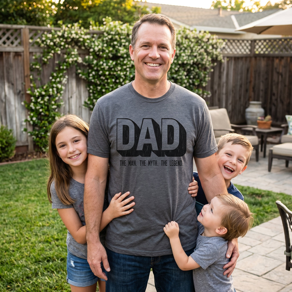 Dad The Man The Myth The Legend Men's T Shirt