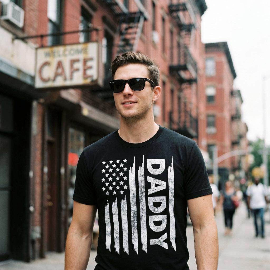 American Flag Daddy Men's T Shirt