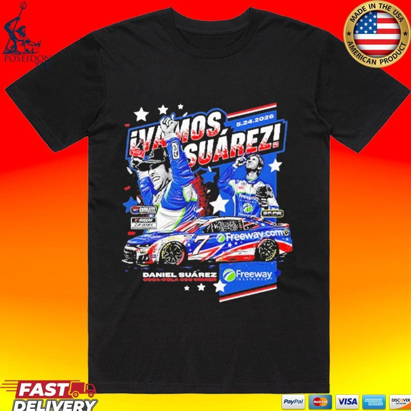 Daniel Suárez Freeway Insurance Coca-cola 600 Winner T-shirt