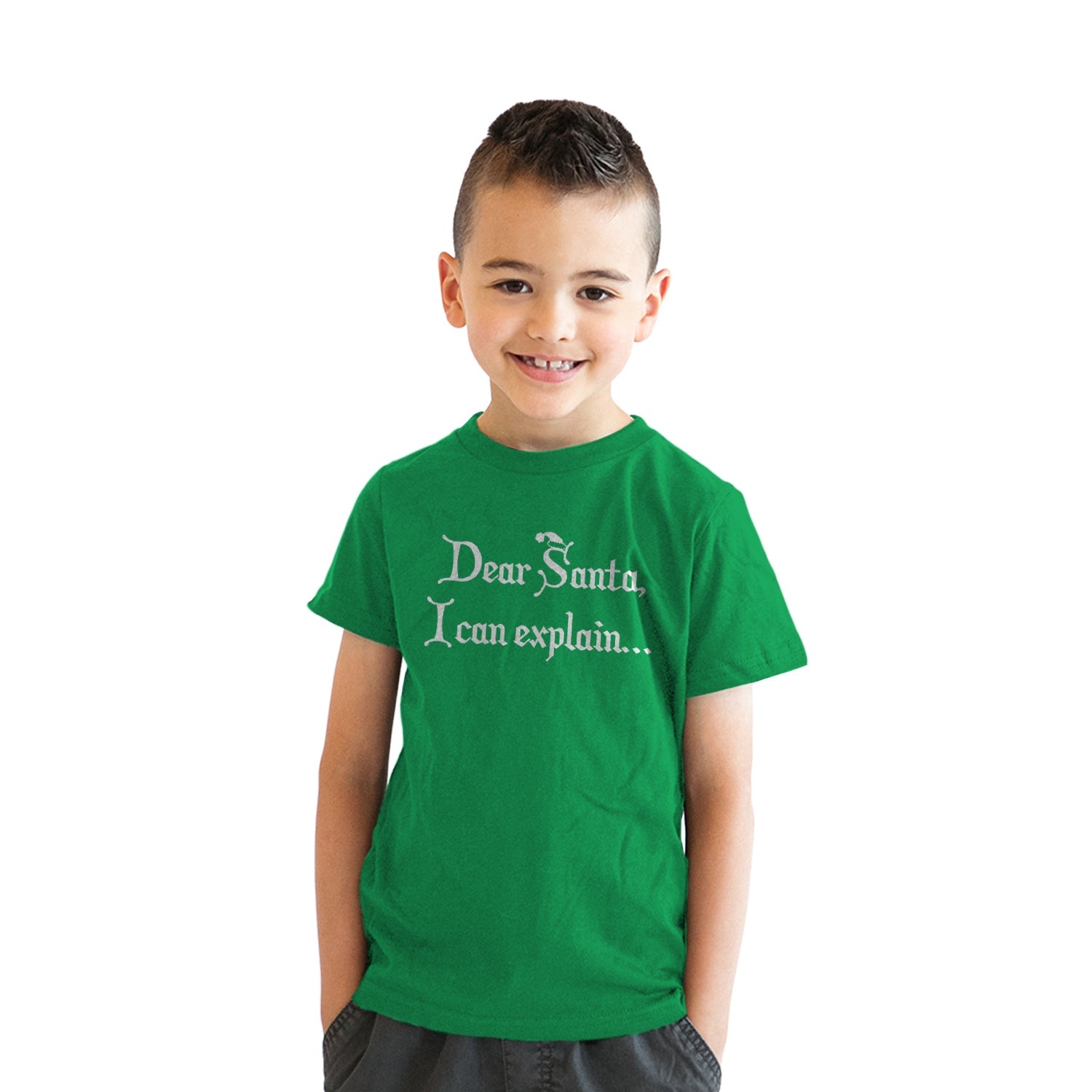 Dear Santa, I Can Explain Youth T Shirt