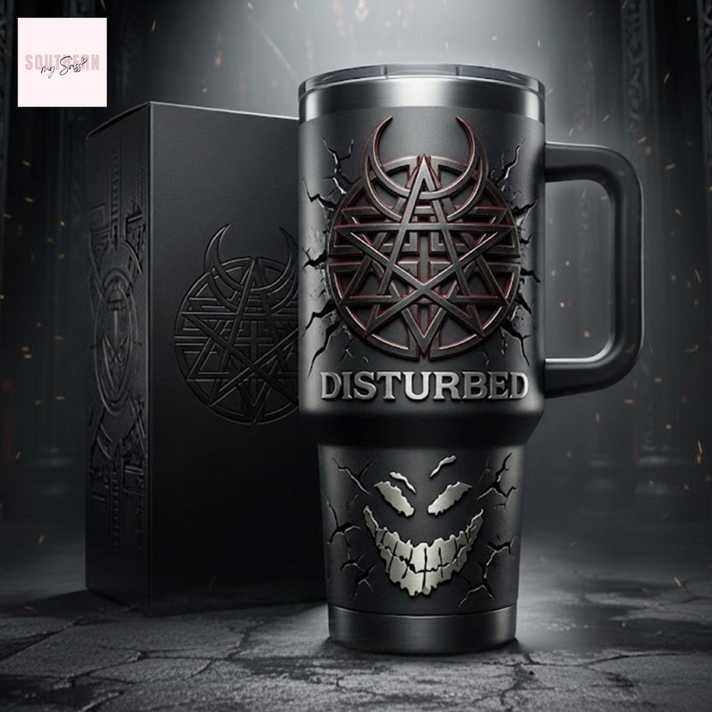 Disturbed Band 2026 Black Tumbler