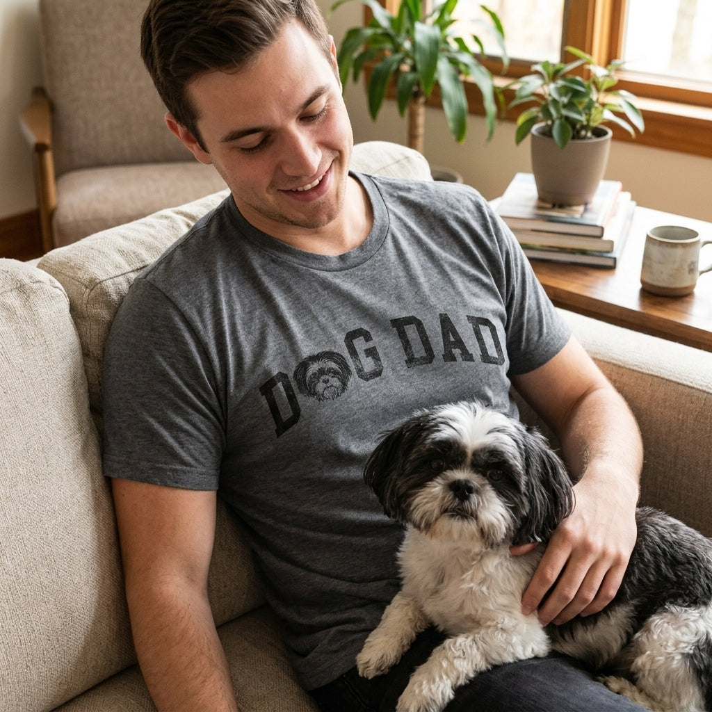 Dog Dad Shih Tzu Men's T Shirt
