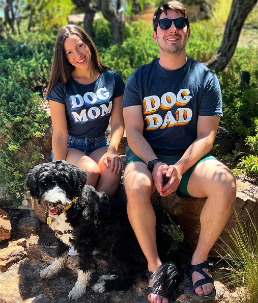 Dog Dad Retro Men's T Shirt