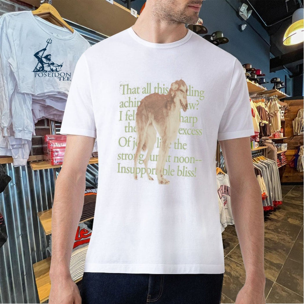 Dover Street Market Henry Johnson Poem Dog T-shirt