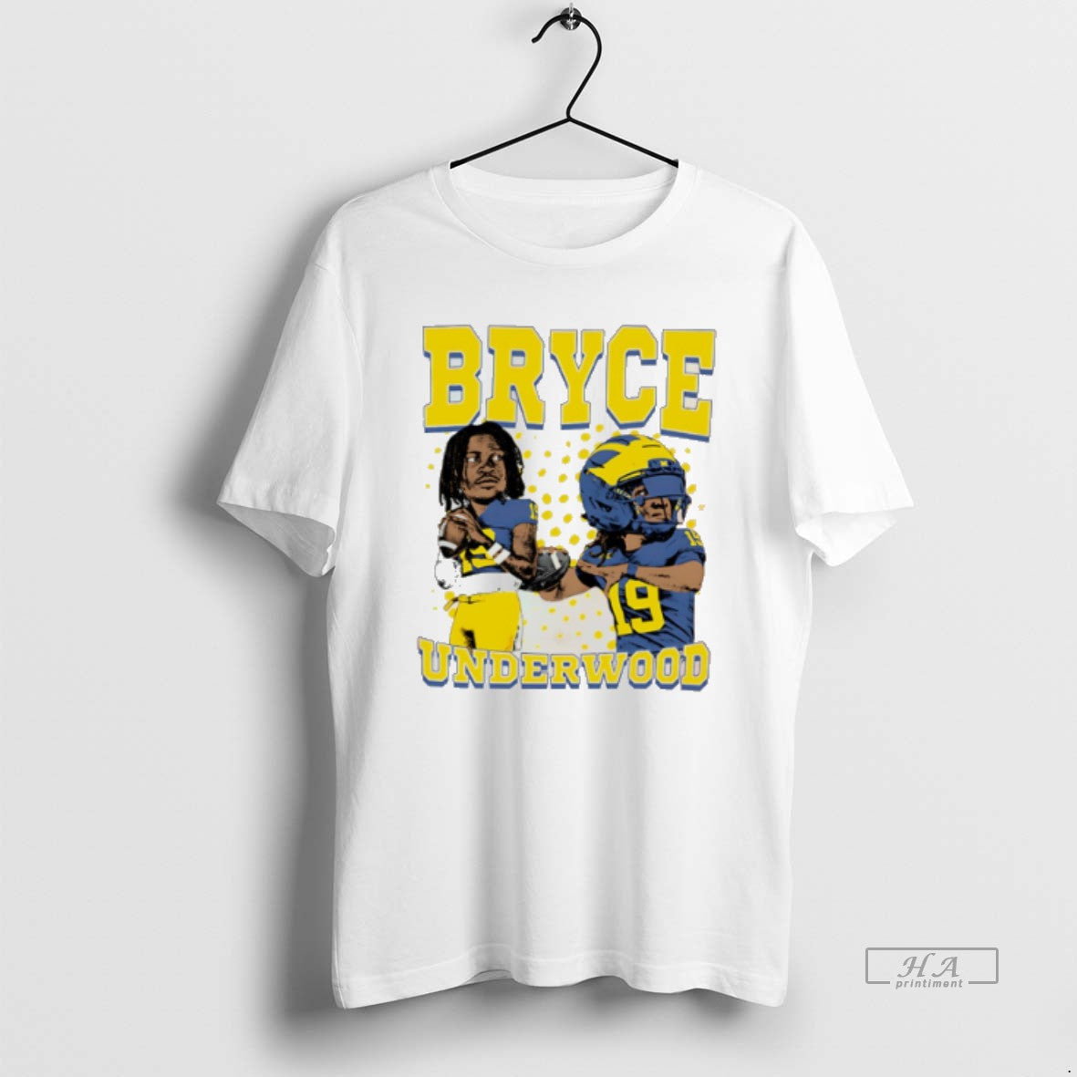 Official Bryce Underwood Michigan Football Signature Caricature T-Shirts, Hoodie, Sweatshirt | TeeBloomCo.com