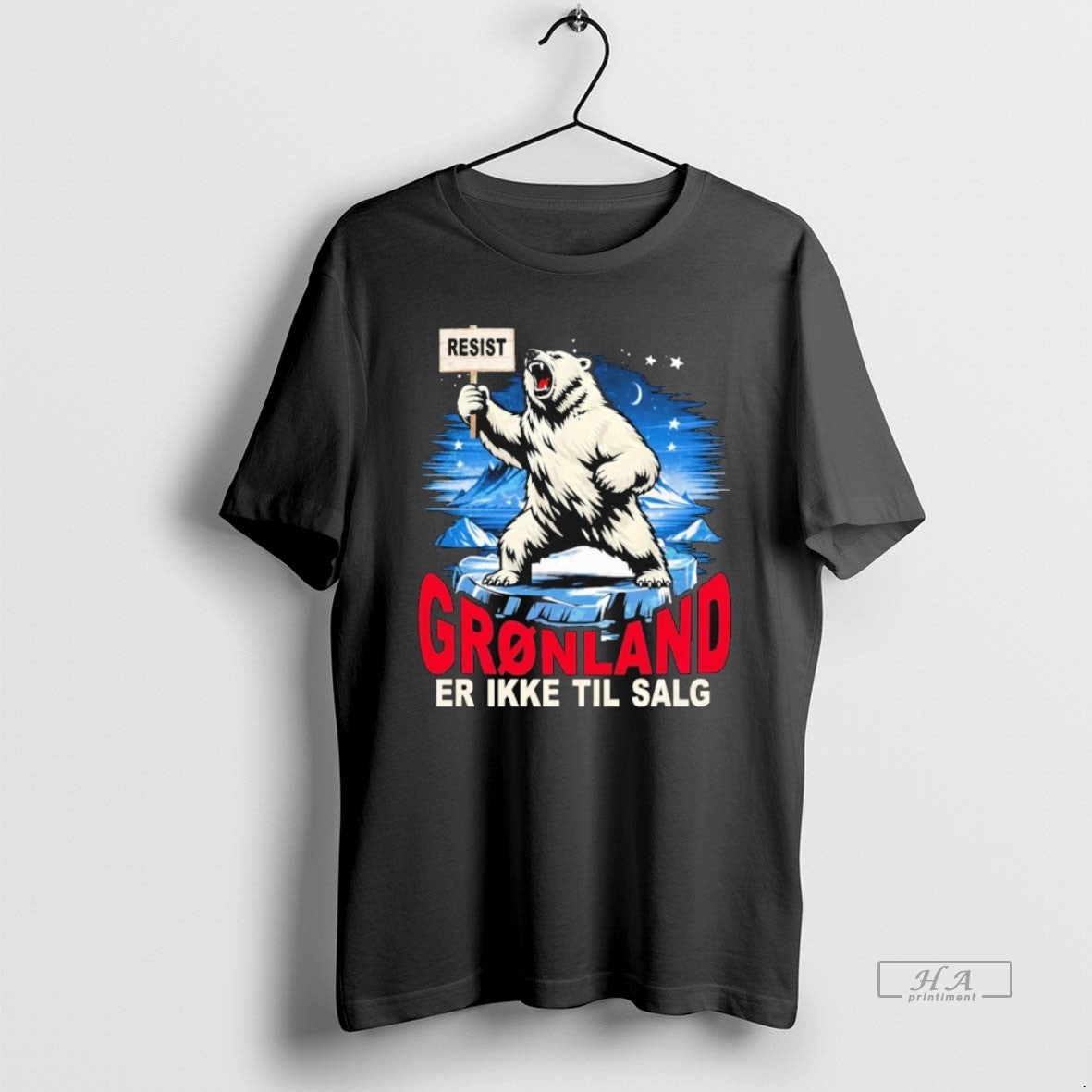 Official Greenland Is Not For Sale Hands Off Greenland Resist Bear T-Shirts, Hoodie, Sweatshirt | TeeBloomCo.com
