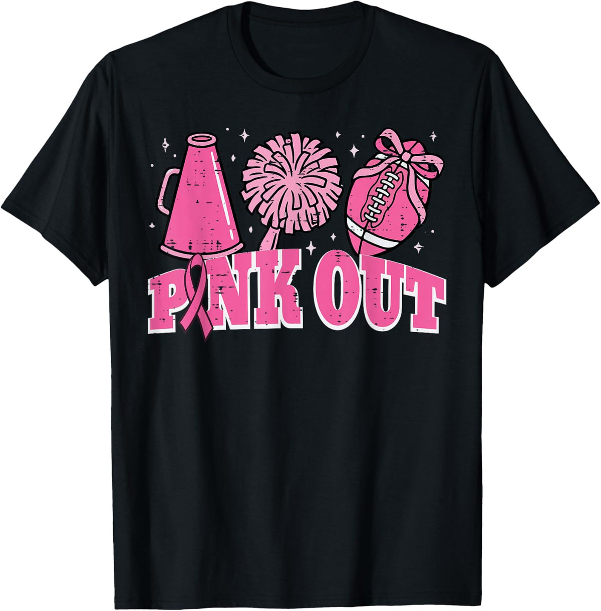 Breast Cancer Cheer Pink Pink Awareness Unisex T-shirt, Sweatshirt, Hoodie (1)