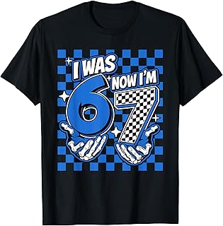 Now Im Birthday 67 7th Birthday Boy Unisex T-shirt, Sweatshirt, Hoodie (1)