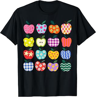 Art Apples Back School Teacher Student Apple Unisex T-shirt, Sweatshirt, Hoodie (1)