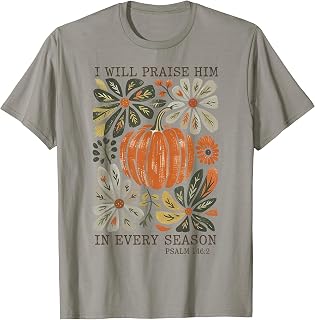 Every Season Praise Him Fall Autumn Christian Unisex T-shirt, Sweatshirt, Hoodie (1)