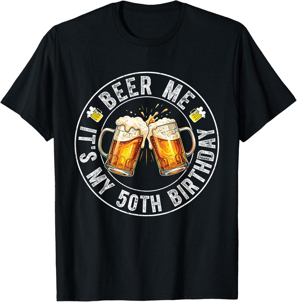 Drinking Beer Beer It'S 50th Birthday Unisex T-shirt, Sweatshirt, Hoodie (1)