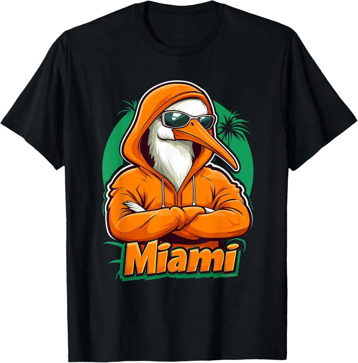 Miami Florida White Ibis Retro Souvenir Kid Unisex T-shirt, Sweatshirt, Hoodie (1)