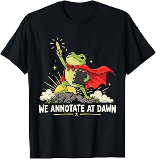 Annotate Dawn Frog English Teacher Back School Unisex T-shirt, Sweatshirt, Hoodie (1)