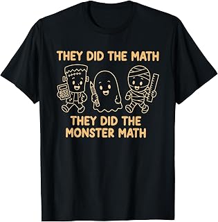 Did Monster Math Teachers Halloween Unisex T-shirt, Sweatshirt, Hoodie (1)