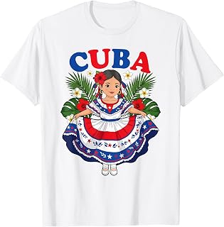 Cuba Cuban Girl Traditional Dress Tropical Flowers Heritage (1)