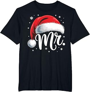 Mr Mrs Claus Couples Matching Unisex T-shirt, Sweatshirt, Hoodie (1)