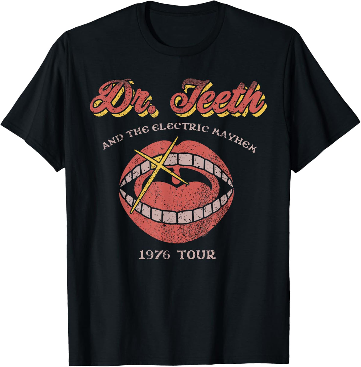 Muppets Dr Teeth Electric Mayhem 1976 Tour Unisex T-shirt, Sweatshirt, Hoodie (1)