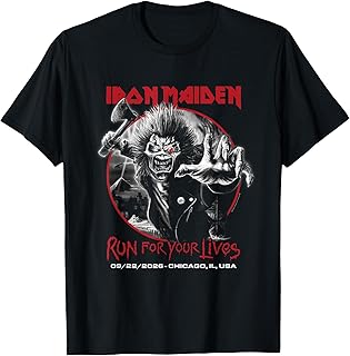 Iron Maiden Run Lives Tour 2026 Chicago Unisex T-shirt, Sweatshirt, Hoodie (1)
