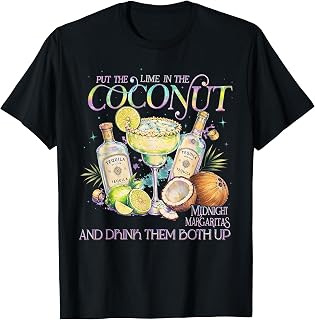 Tie Dye Put Lime Coconut Margaritas Cocktail Unisex T-shirt, Sweatshirt, Hoodie (1)