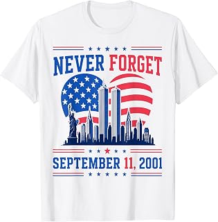 Never Forget September 11 2001 Memorial Day America Flag (1)