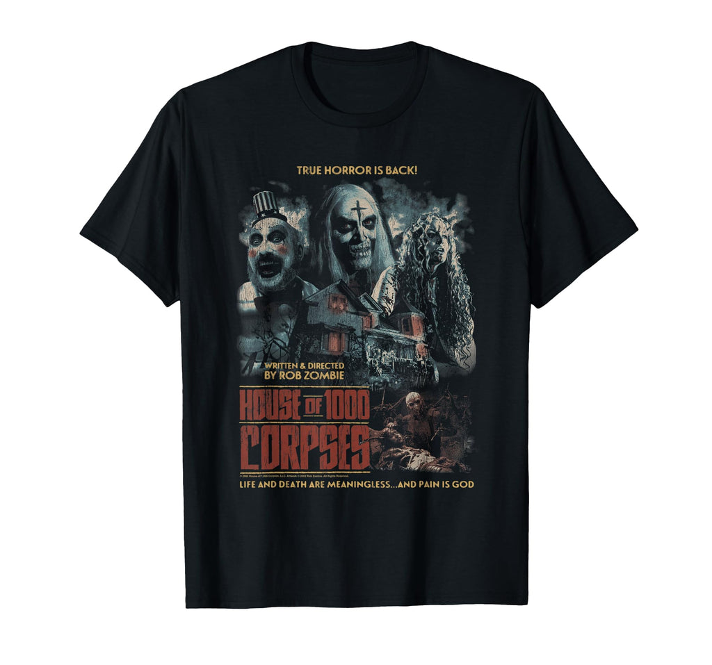 House 1000 Corpses Rob Zombie Collage Poster Horror Movie (1)