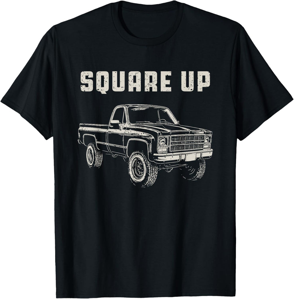 Square Squarebody Truck Unisex T-shirt, Sweatshirt, Hoodie (1)