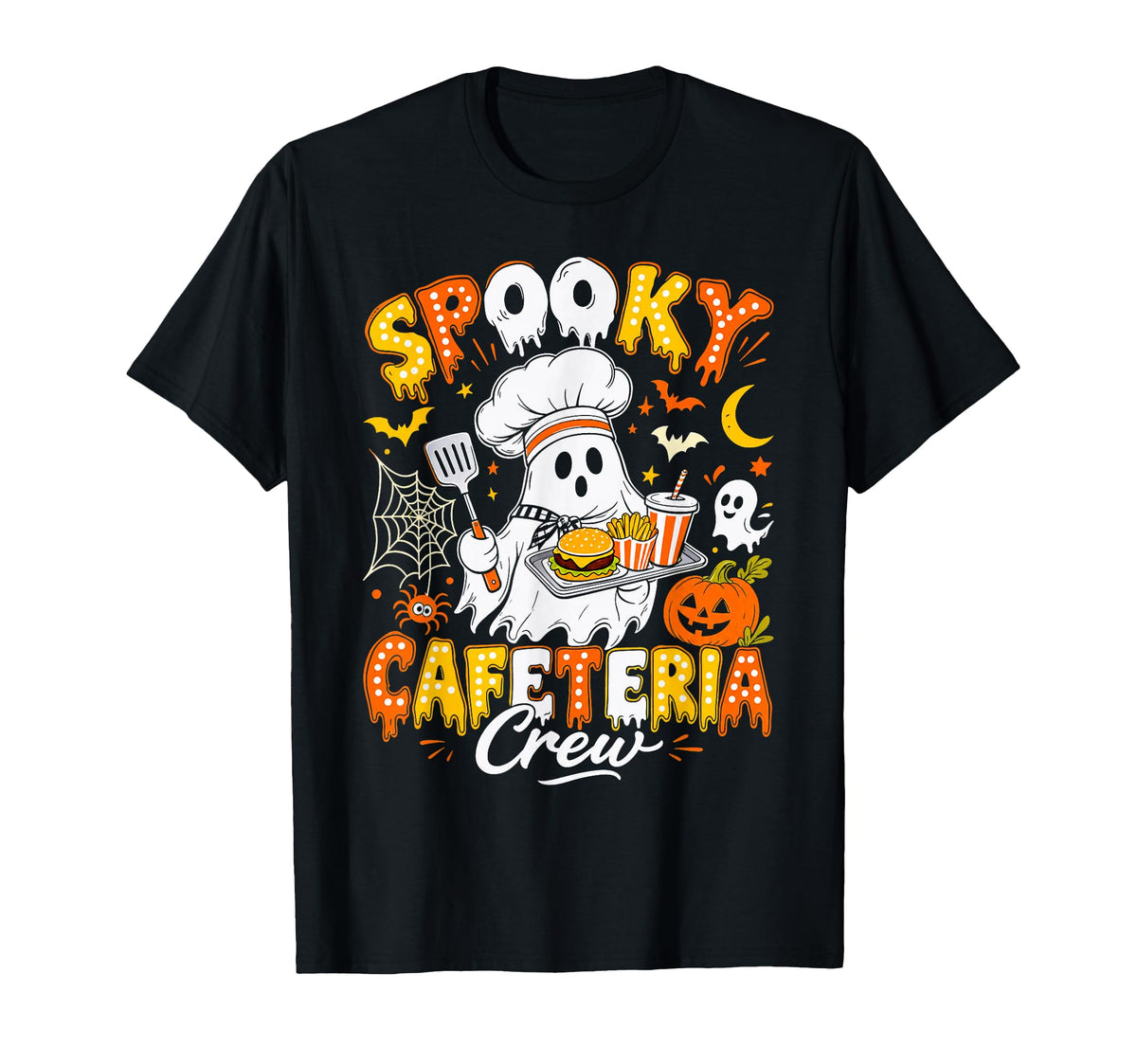 Spooky Cafeteria Crew Halloween Ghost Lunch Lady School Fall (1)