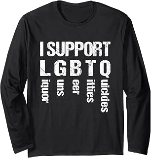 Support Lgbtq Liquor Guns Beer Titties Quickies Unisex T-shirt, Sweatshirt, Hoodie (1)