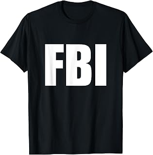 Fbi Federal Officer Investigation Agent Police Unisex T-shirt, Sweatshirt, Hoodie (1)