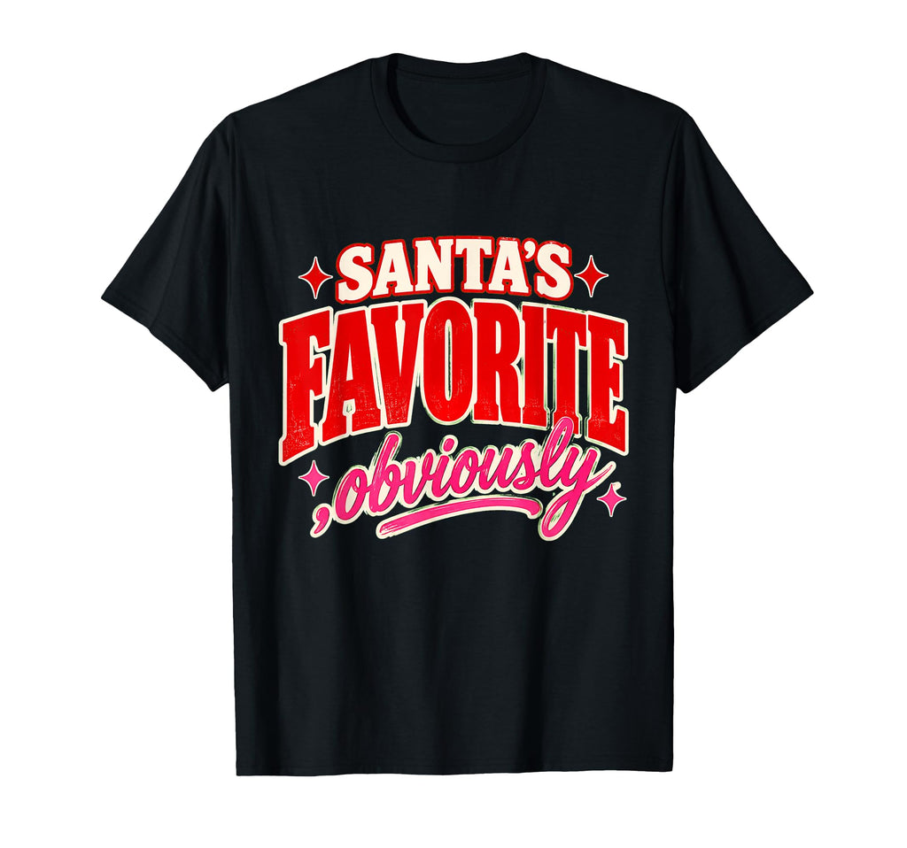 Santa Favorite Obviously Christmas Holiday Unisex T-shirt, Sweatshirt, Hoodie (1)