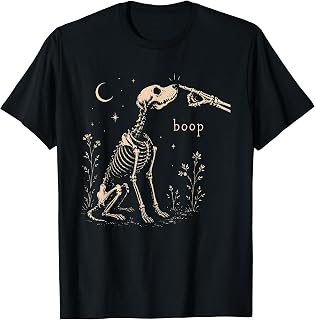 Boop Dog Skeleton Boop Halloween Night Dog Unisex T-shirt, Sweatshirt, Hoodie (1)