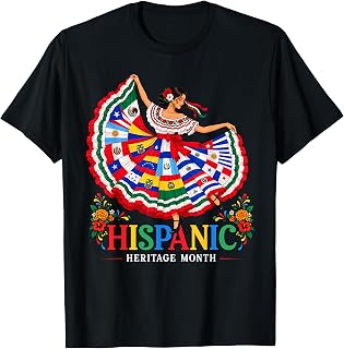 Celebrate Hispanic Heritage Month Boho Floral Latino Unisex T-shirt, Sweatshirt, Hoodie (1)