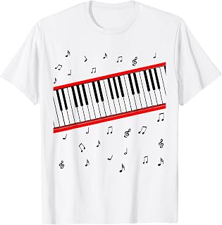 Piano Keys Music Lover Beat Pianist 1980s Cosplay Costume (1)