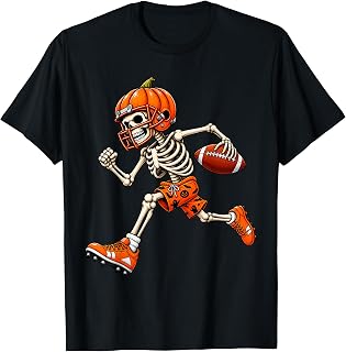Skeleton Football Halloween Costume Unisex T-shirt, Sweatshirt, Hoodie (1)