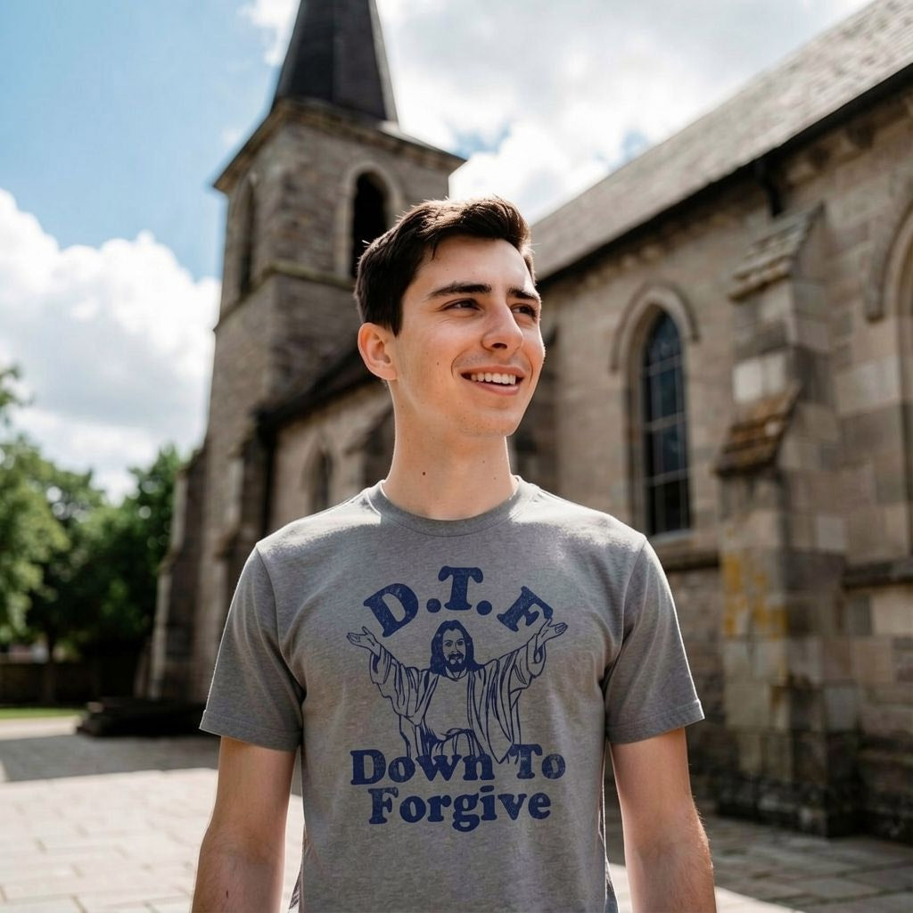 DTF Down To Forgive Men's T Shirt