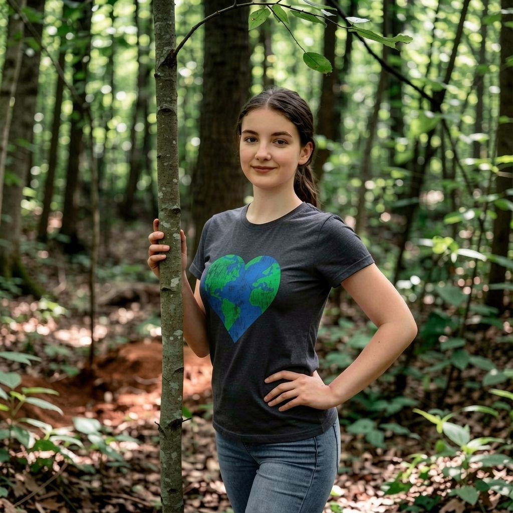 Earth Heart Women's T Shirt