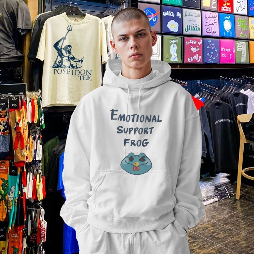 Emotional Support Frog Fizzarolli Cartoon T-shirt