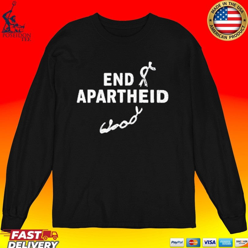 End Apartheid Finn Bennett T-shirt