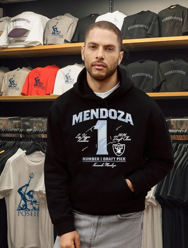 Fernando Mendoza Las Vegas Raiders Number 1 Draft Pick T-shirt