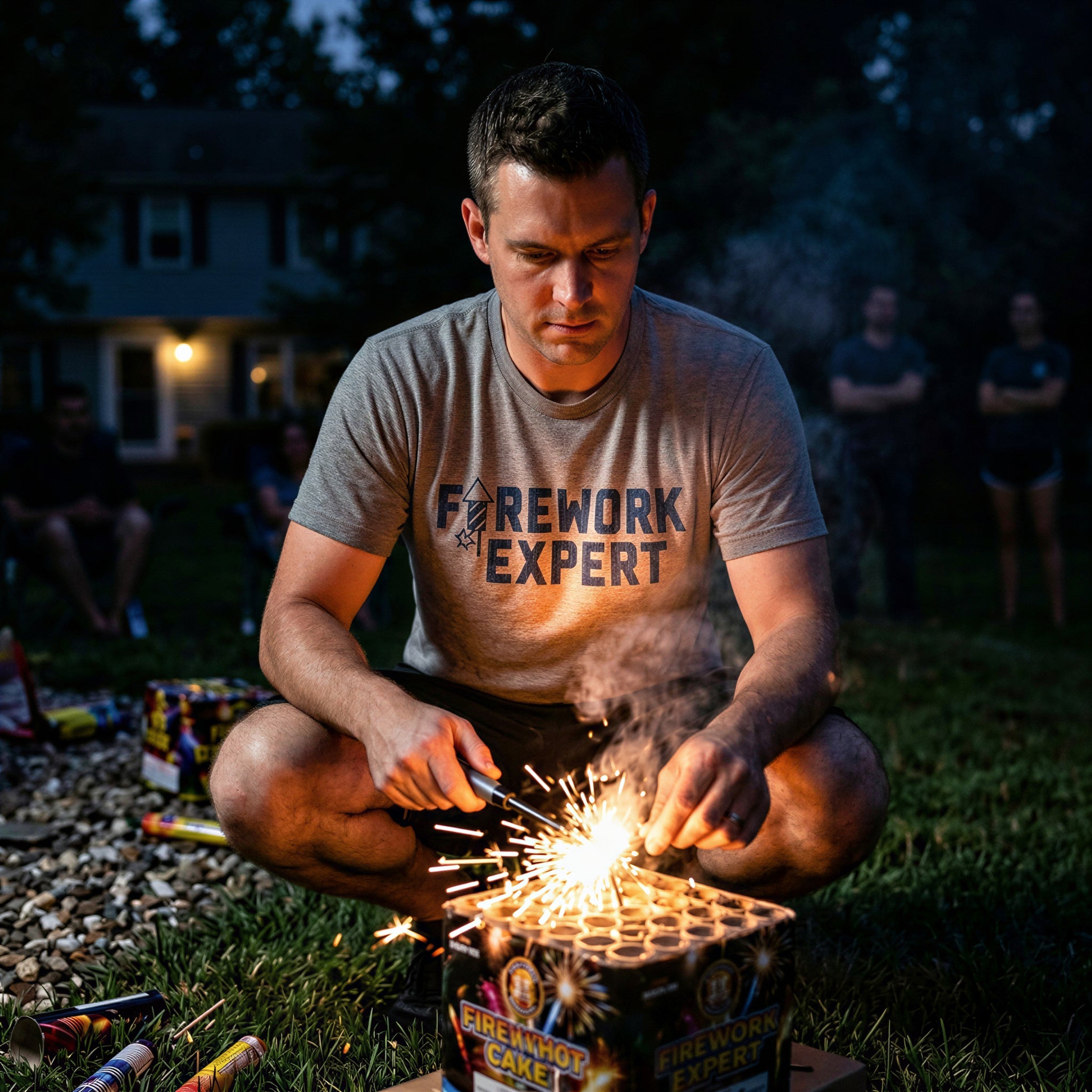 Firework Expert Men's T Shirt