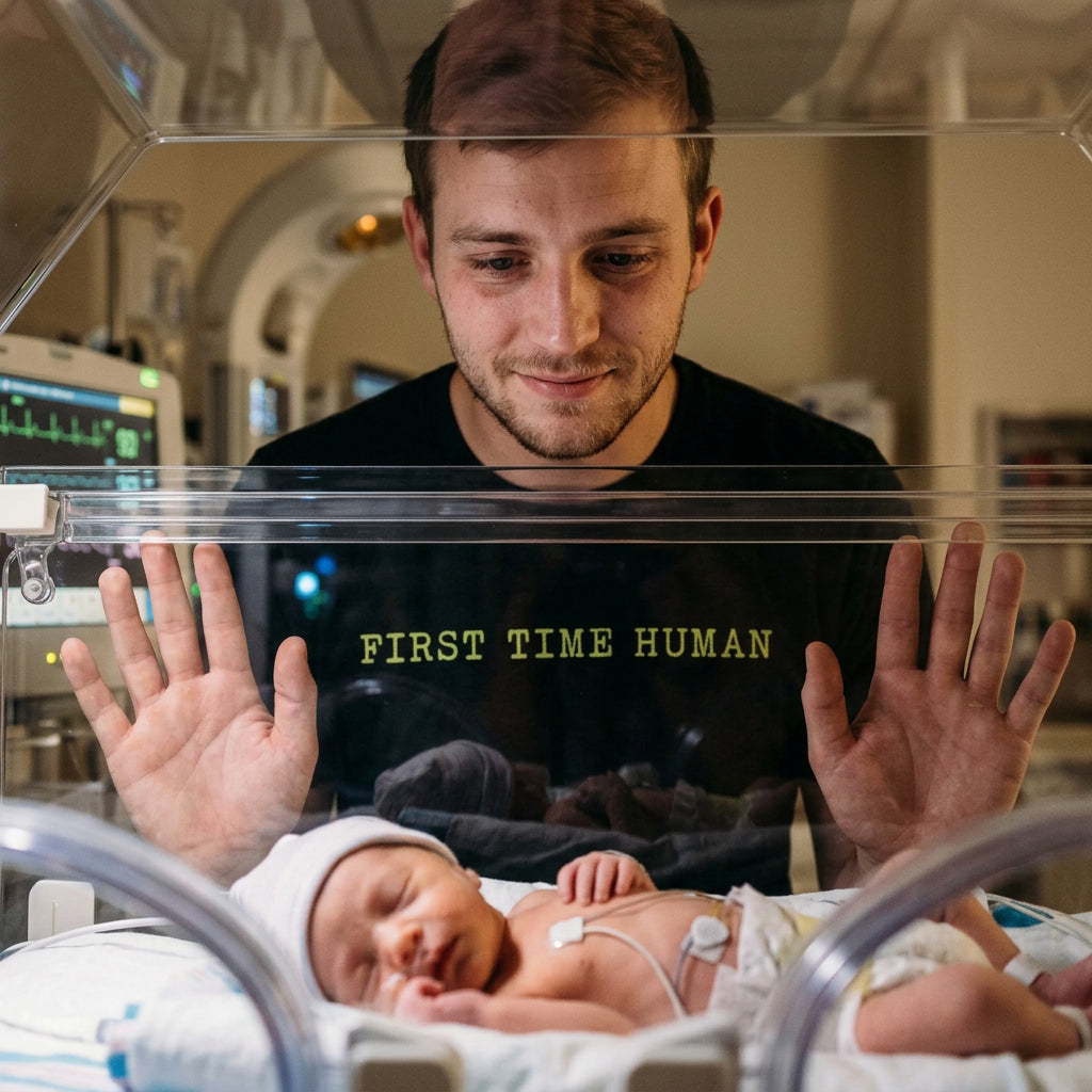 First Time Human Men's T Shirt