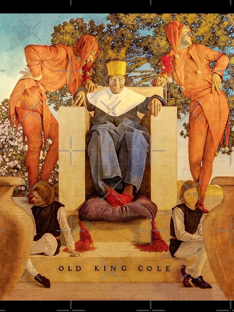 Maxfield Parrish. Old king cole by likiska