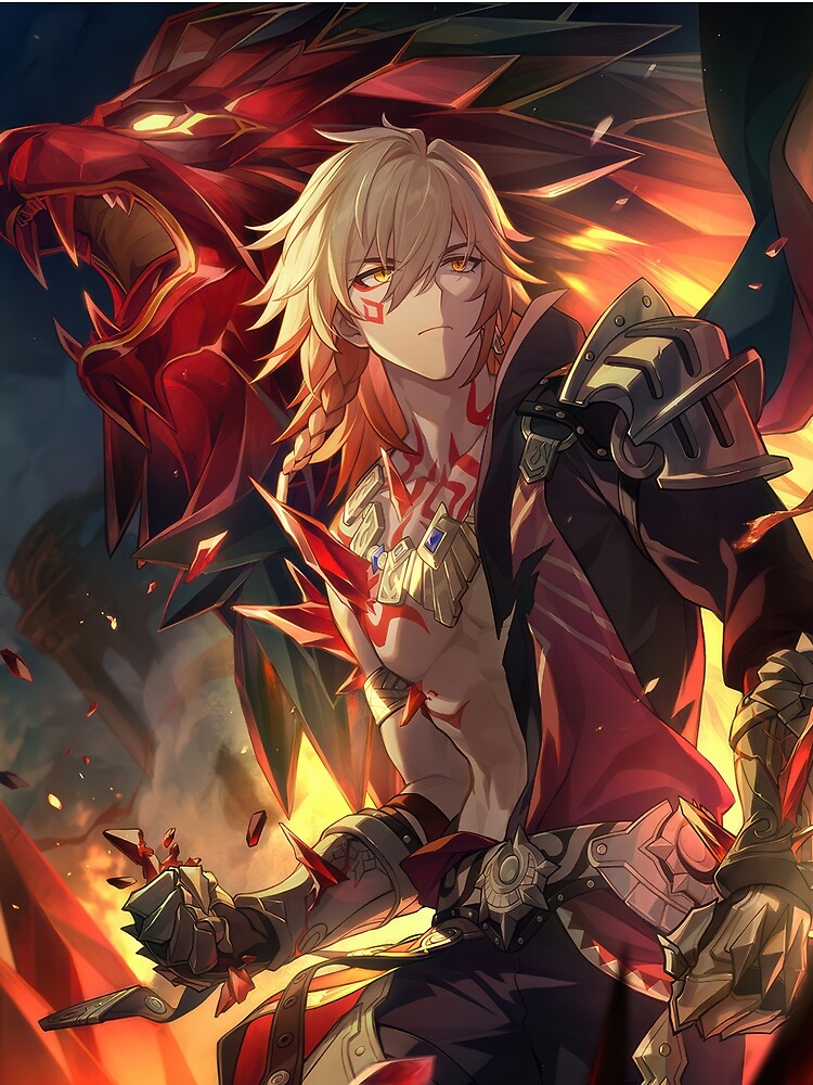 Mydei Honkai Star Rail Light Cone, Flame of Blood, Blaze My Path by Astral Drop